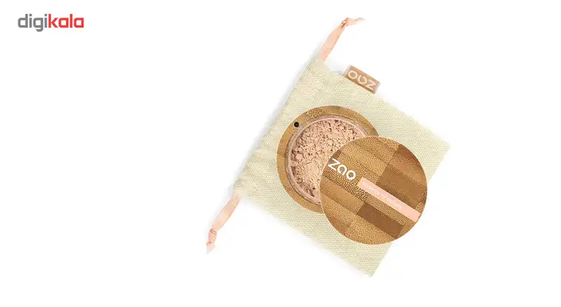 پودر تثبیت کننده آرایش زاو مدل Mineral Silk شماره 501