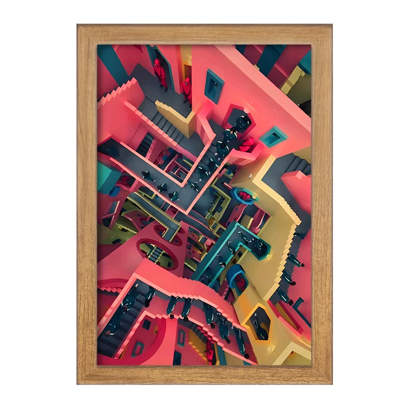 تابلو خندالو مدل بازی مرکب (Squid Game) کد F11870