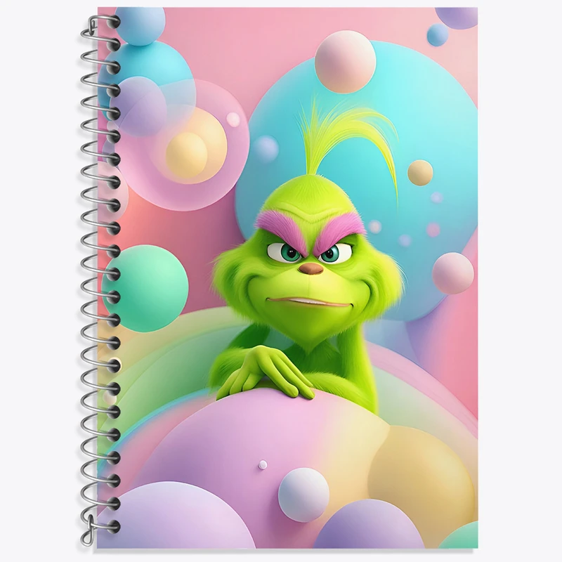 دفتر لغت 50 برگ خندالو طرح گرینچ (Grinch) کد N5582