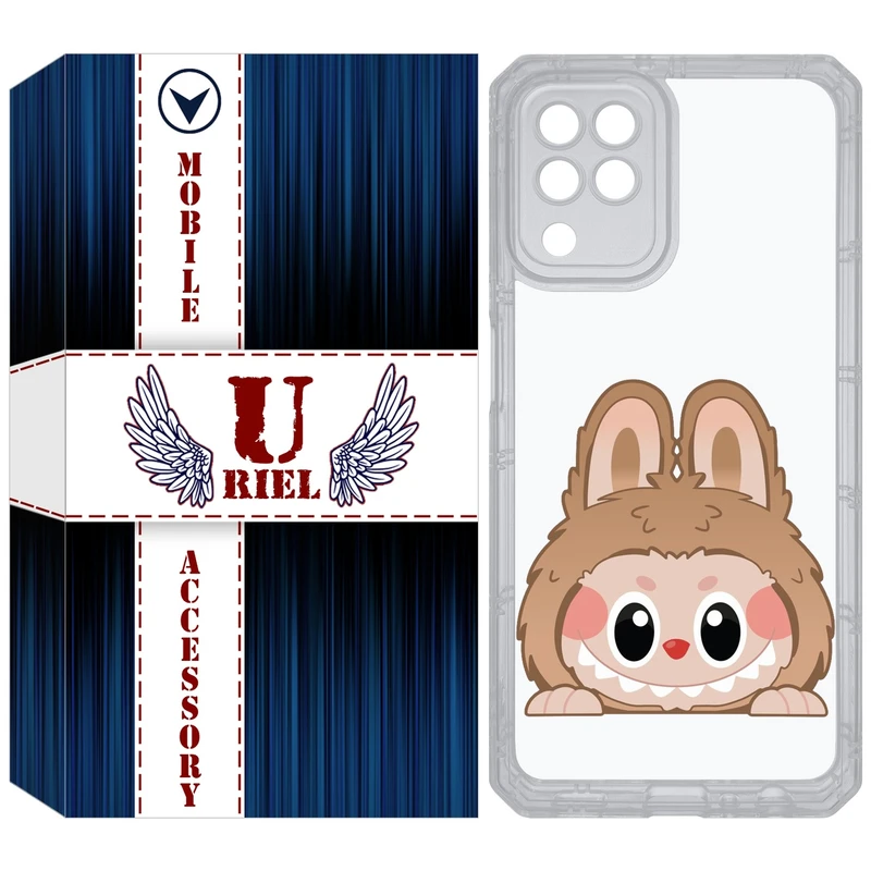 کاور یوریل مدل Clear کد 143 طرح لبوبو مناسب برای گوشی موبایل سامسونگ Galaxy A22 4G / M32 / M22