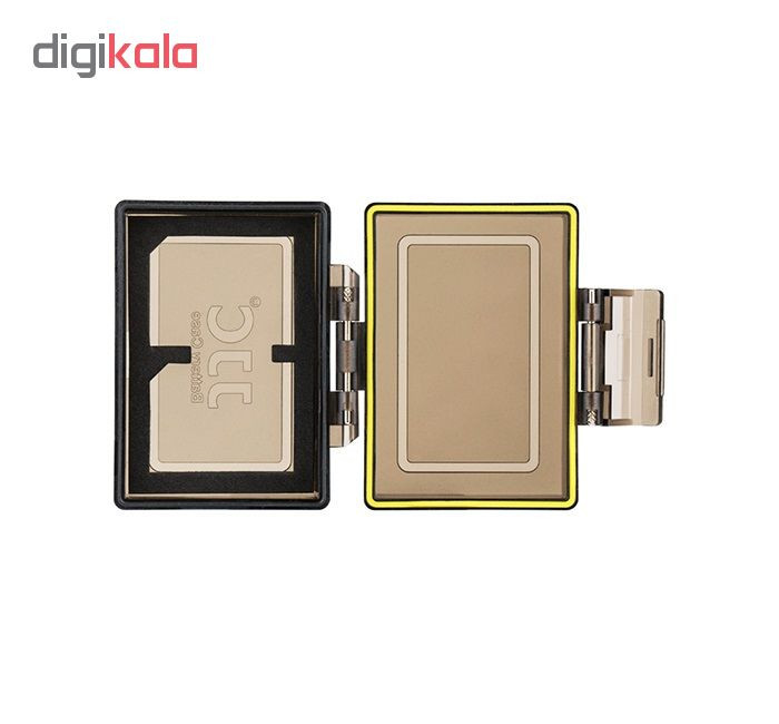 کیف محافظ باتری و کارت حافظه جی جی سی مدل BC-LPE6 مناسب برای دوربین Canon LP-E6