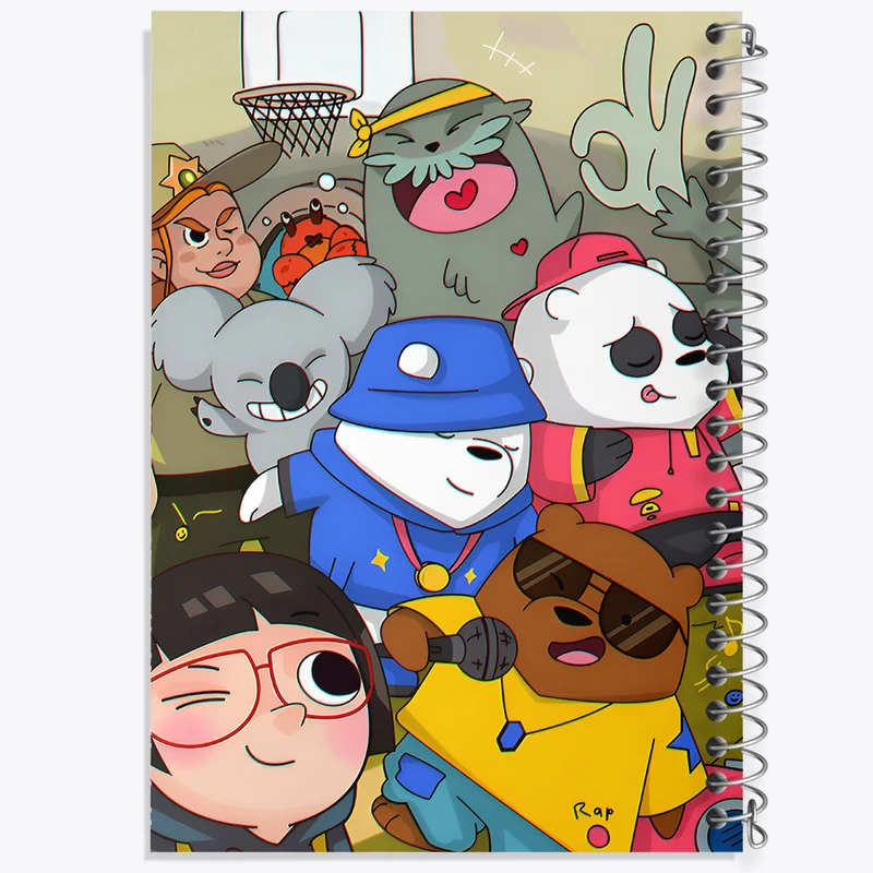 دفتر مشق 100 برگ خندالو طرح سه خرس کله پوک کد N4926