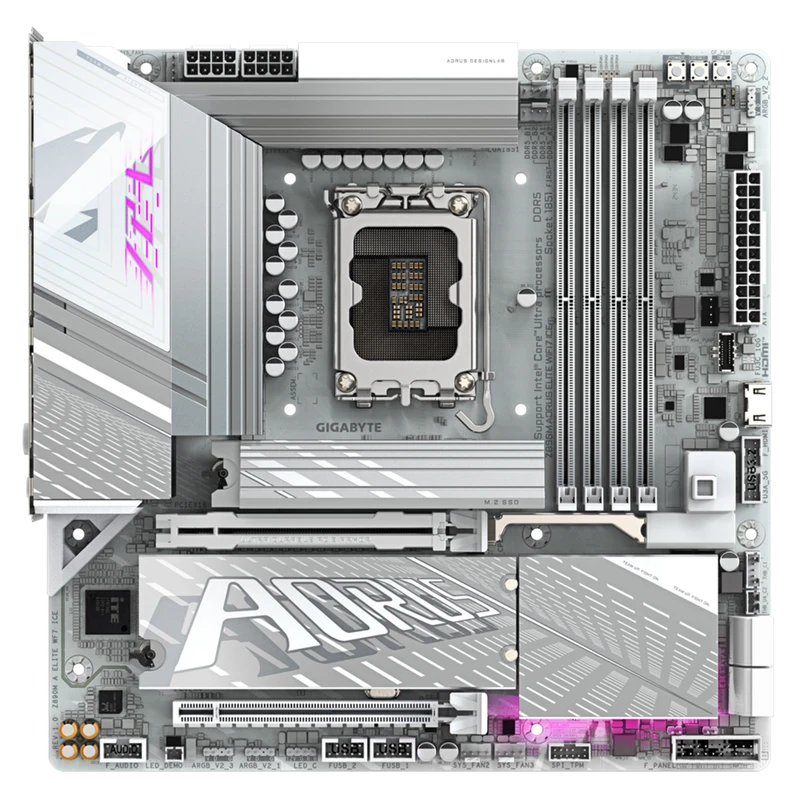 مادربرد گیگابایت مدل Z890M AORUS ELITE WIFI7 ICE مادربرد گیگابایت مدل Z890M AORUS ELITE WIFI7 ICE