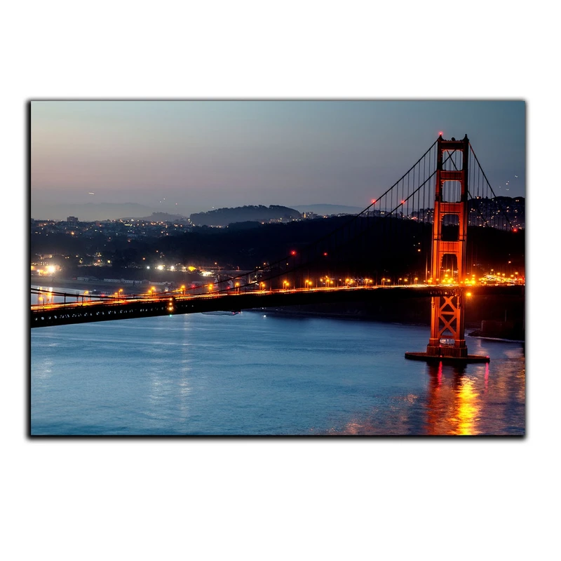 تابلو شاسی بکلیت طرح منظره شهر سان فرانسیسکو مدل SH-657