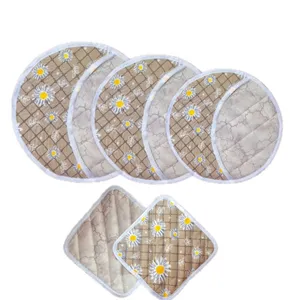 ست دمکنی و دستگیره 5 تکه مدل بابونه