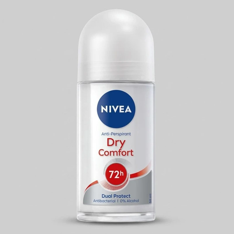 رول ضد تعریق زنانه نیوآ مدل Dry Comfort 72H Dual Protect حجم 50 میلی لیتر