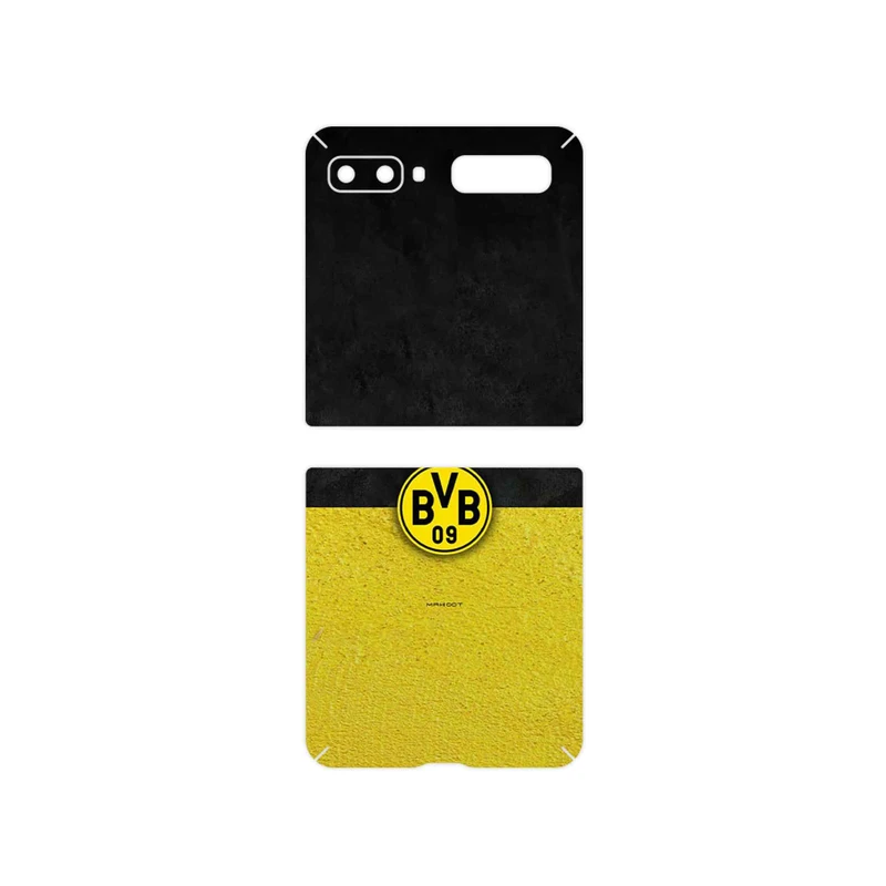 برچسب پوششی ماهوت مدل Borussia Dortmund FC مناسب برای گوشی موبایل سامسونگ Galaxy Z Flip