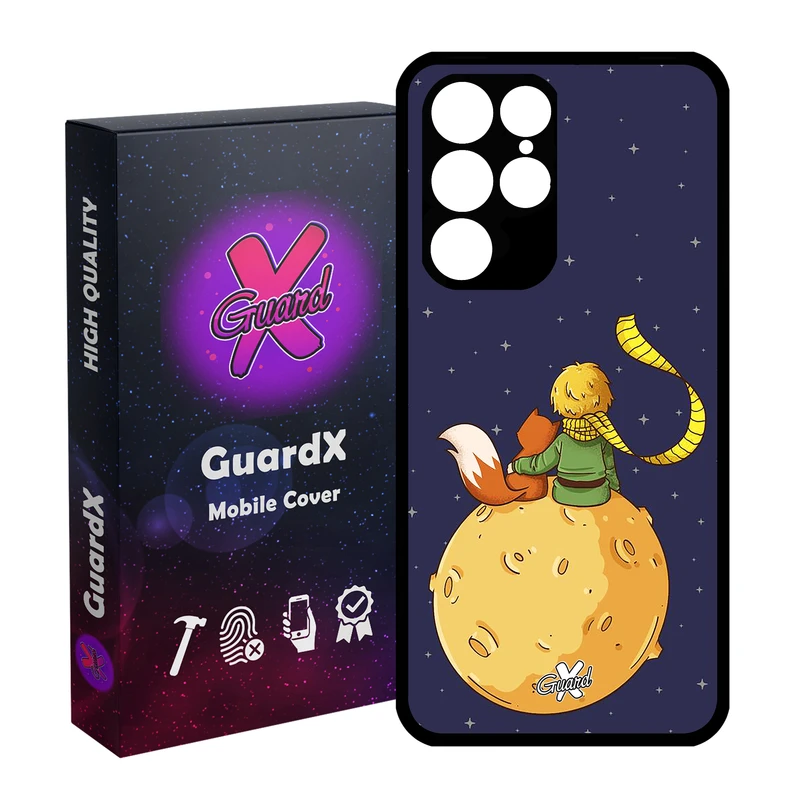 کاور گارد ایکس طرح Little Prince مدل Glass10003 مناسب برای گوشی موبایل سامسونگ Galaxy S22 Ultra