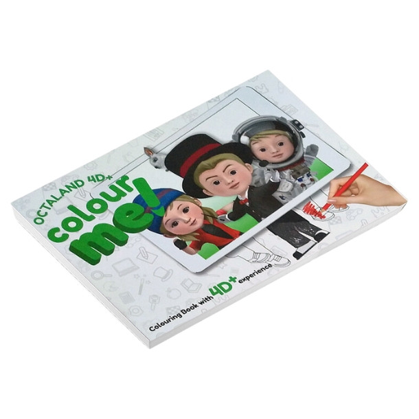 بازی آموزشی رنگ آمیزی مدل Octaland 4D+ Color Me Book