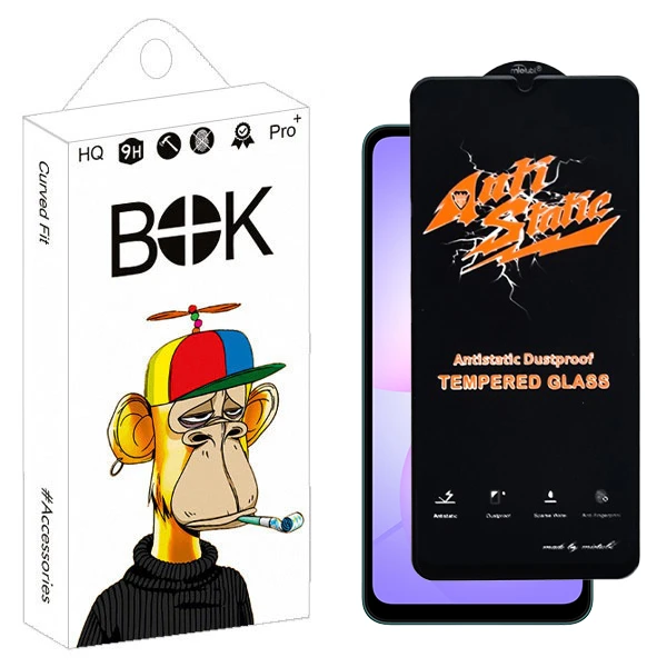 محافظ صفحه نمایش بوک مدل Anti-Static Safion مناسب برای گوشی موبایل سامسونگ Galaxy A07