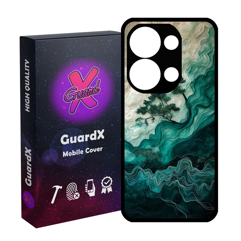 کاور گارد ایکس طرح کوچه ساحل مناسب برای گوشی موبایل شیائومی Redmi Note 13 Pro 4G / Poco M6 Pro 4G
