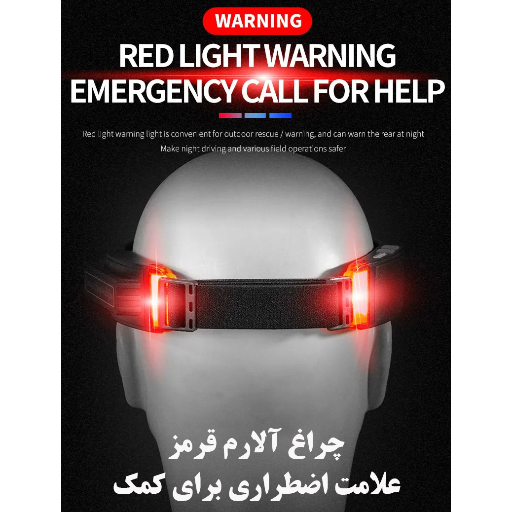 چراغ پیشانی مدل 3-W695