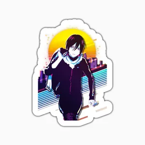 استیکر لپ تاپ و موبایل بووم طرح Anime Noragami مدل Yato کد PS87