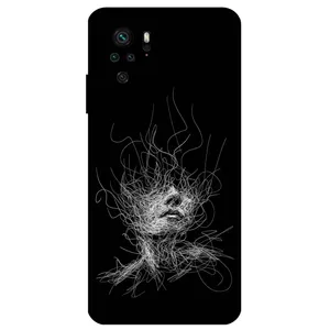 Megafone Face Sketch 7423 Cover For Xiaomi Redmi Note 10 4G / 10S 4G