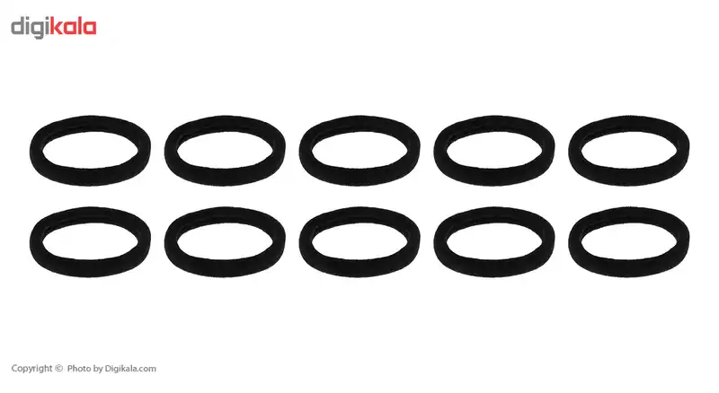 کش مو تک گالری مدل ساده بسته 10 عددی تک سایز