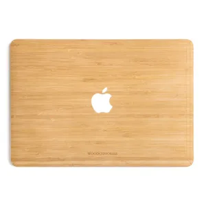 کاور چوبی وودسسوریز مدل Apple Logo مناسب برای مک بوک پرو رتینا 13 اینچی