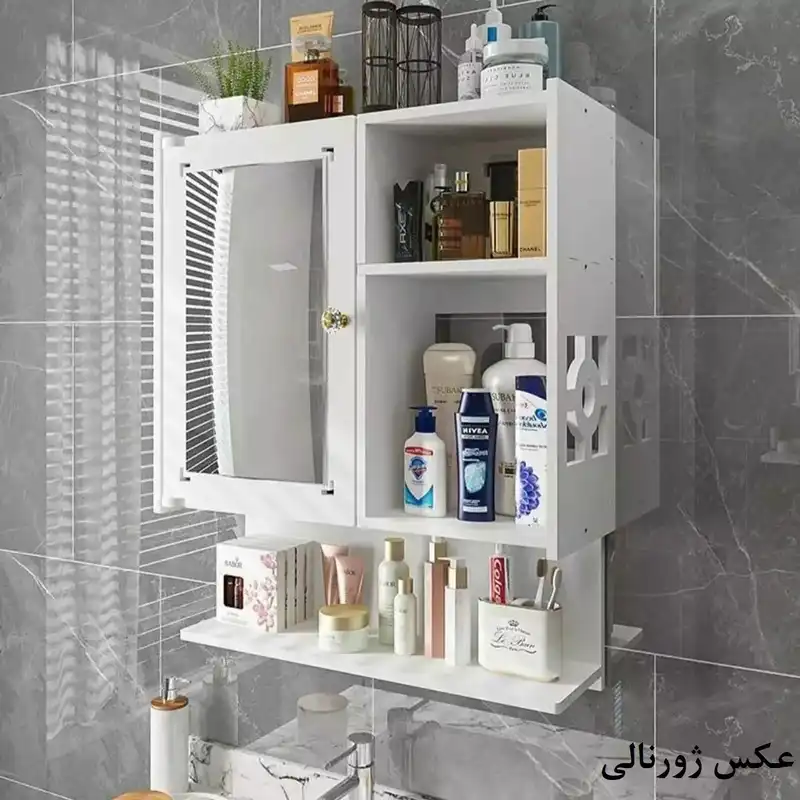 آینه سرویس بهداشتی خونه خاص مدل طاقچه دار