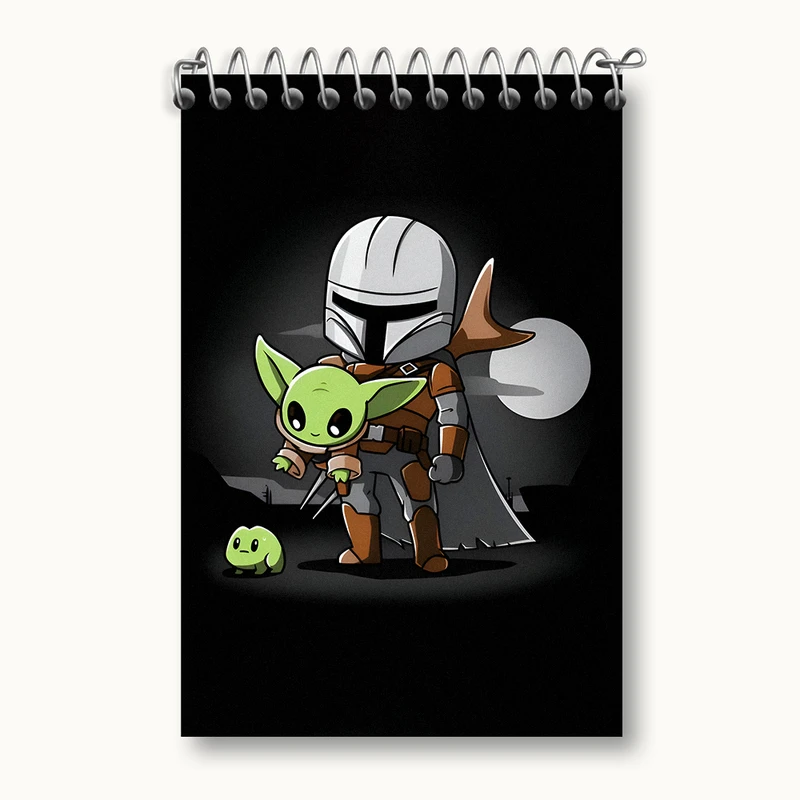 دفتر یادداشت 50 برگ خندالو طرح جنگ ستارگان (Star Wars)  کد N3793