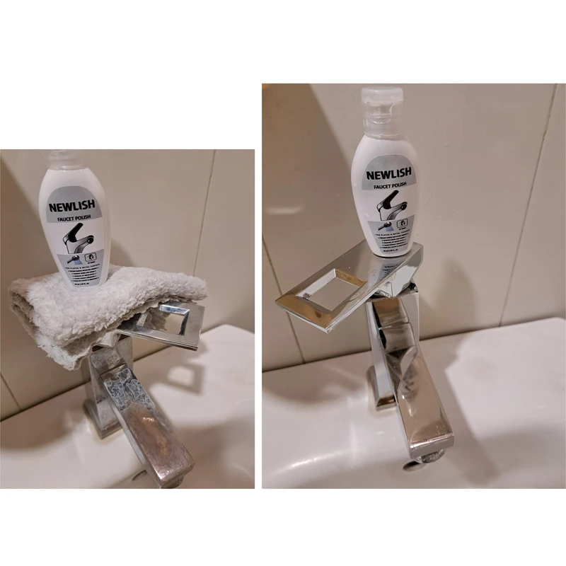 عکس شماره 4 : پولیش براق کننده شیرآلات نیولیش مدل 10 حجم 50 میلی لیتر