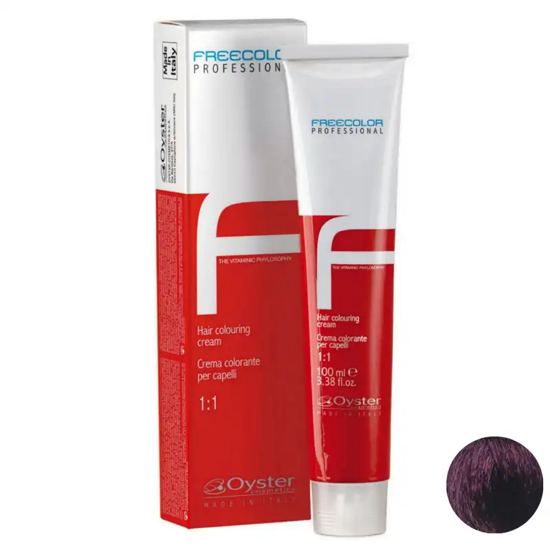 رنگ مو اویستر شماره 5/2 حجم 100 میلی لیتر رنگ شرابی فندقی روشن