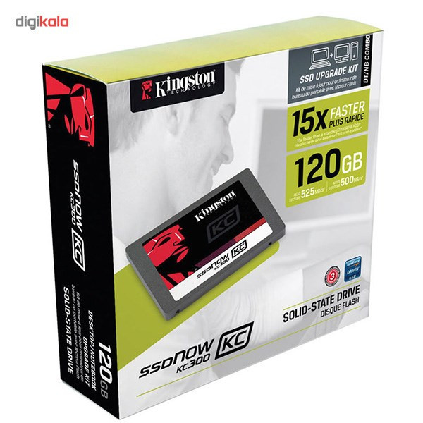 باندل آپگرید SSD کینگستون مدل KC300 ظرفیت 120 گیگابایت