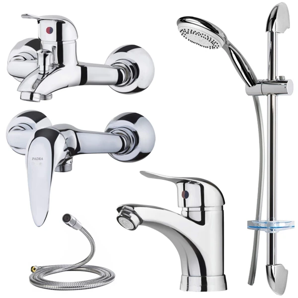 ست شیرآلات پادرا مدل آلفا  کد CR-5X مجموعه 5 عددی