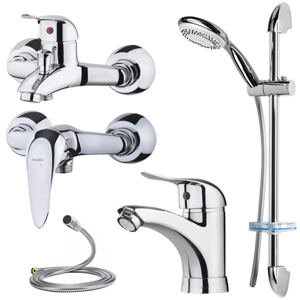 ست شیرآلات پادرا مدل آلفا  کد CR-5X مجموعه 5 عددی