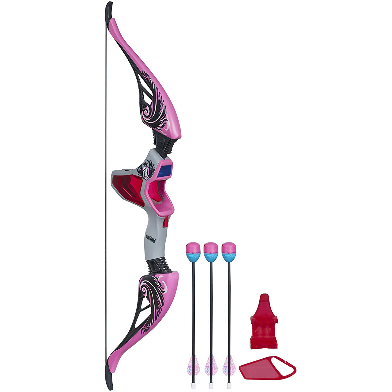 nerf pink bow and arrow