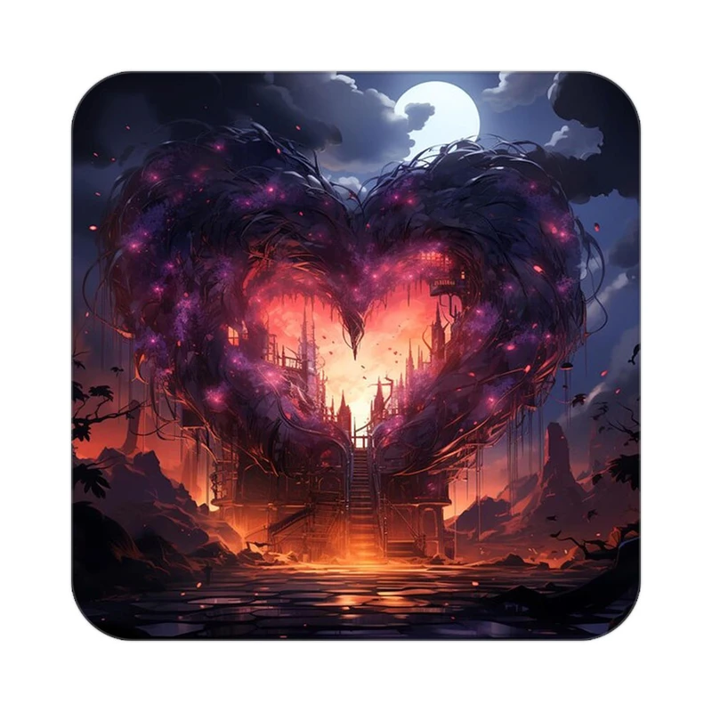 زیر لیوانی کاکتی مدل عاشقانه کد mp13647