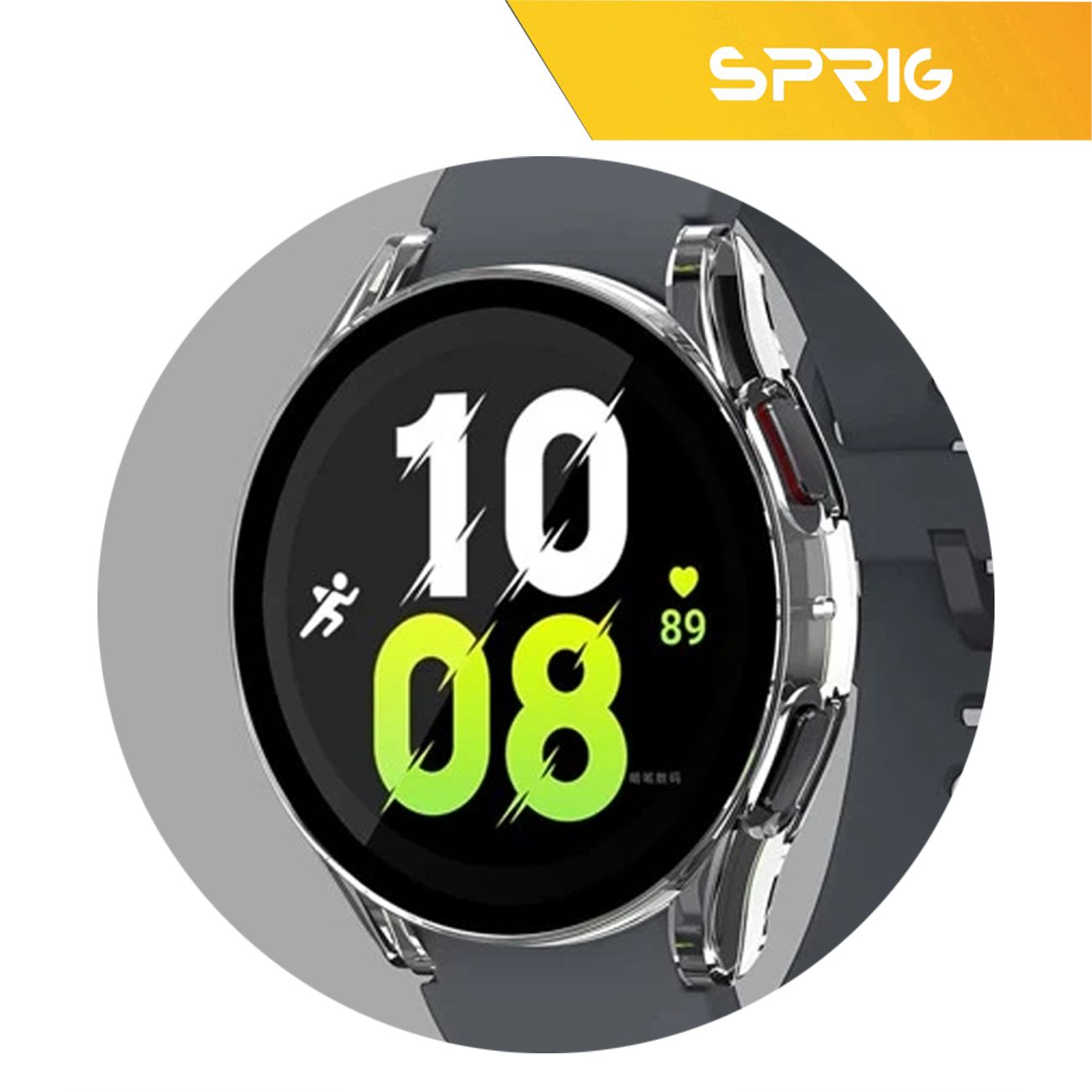 بند اسپریگ مدل Swatch مناسب برای ساعت هوشمند سامسونگ Galaxy Watch 5 Pro 45mm به همراه کاور -  - 12