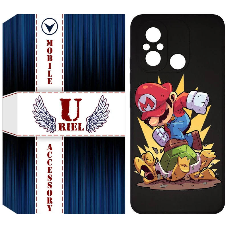 کاور یوریل مدل KSH کد 64 طرح ماریو مناسب برای گوشی موبایل شیائومی Redmi 12C