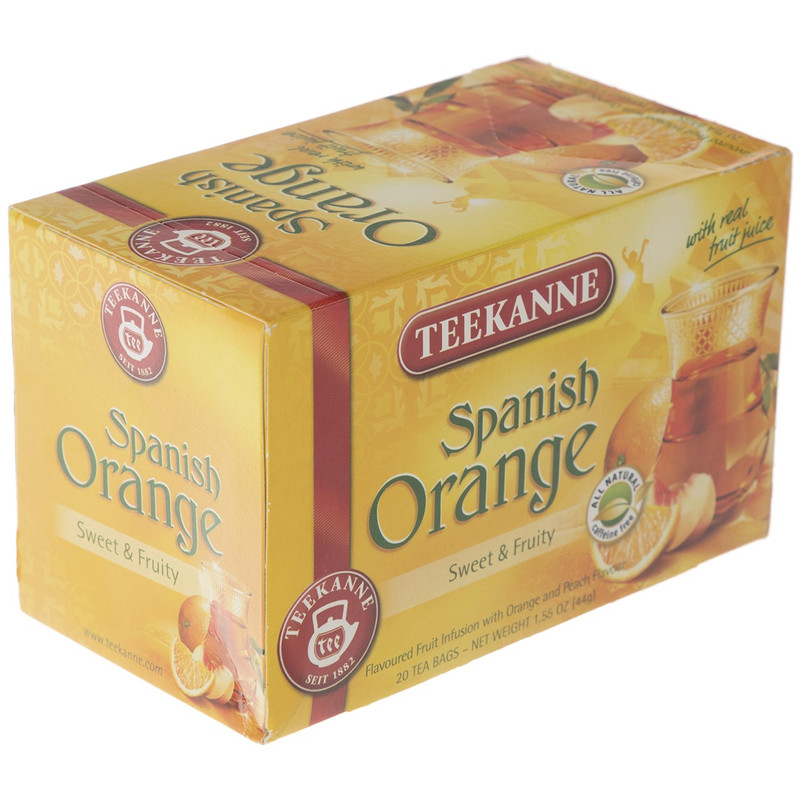 چای کیسه ای تی کانه مدل Spanish Orange بسته 20 عددی