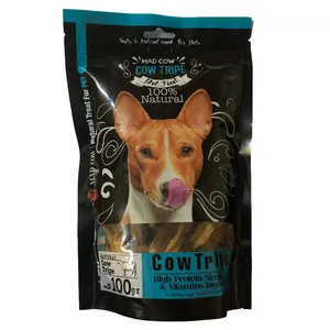 تشویقی سگ مدکاو مدل cow tripe وزن 100 گرم