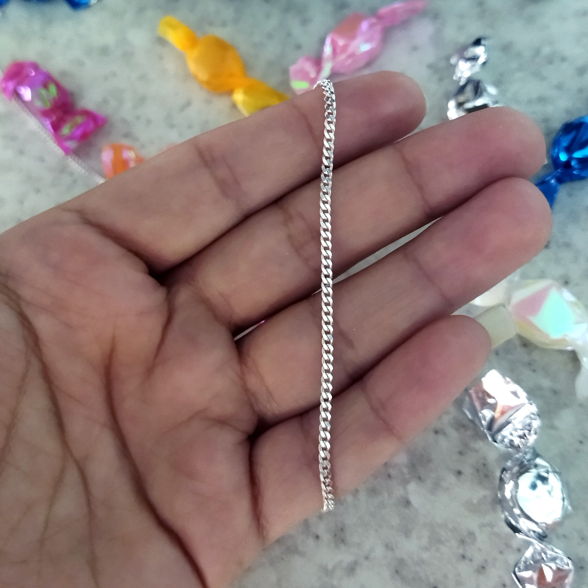 زنجیر نقره مردانه سلین کالا مدل کارتیه T70