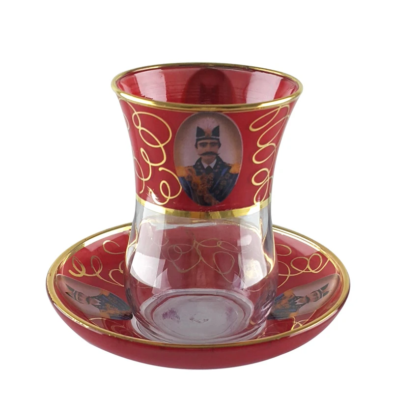 استکان و نعلبکی شاه عباسی مدل New