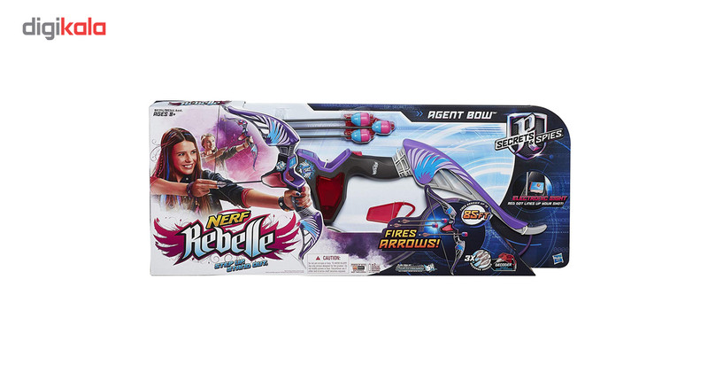 مجموعه تیر و کمان نرف مدل Rebelle Agent Bow Blaster with blue arrows مجموعه تیر و کمان نرف مدل Rebelle Agent Bow Blaster with blue arrows