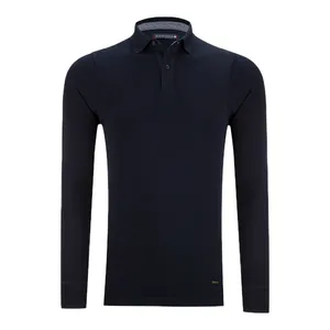 پولوشرت آستین بلند مردانه سیاوود مدل 2228911 S-NAV