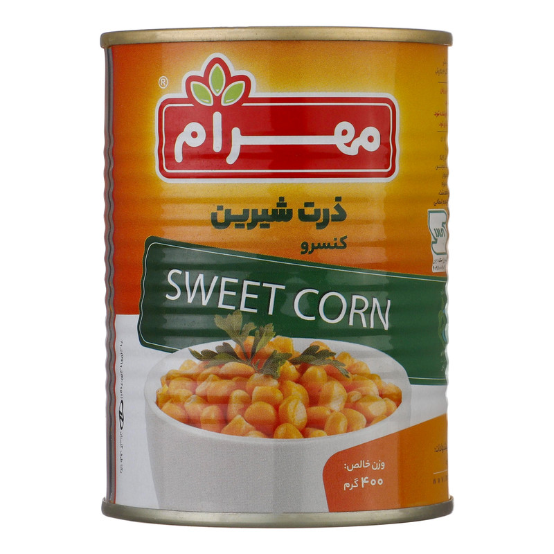 کنسرو ذرت شیرین مهرام - 400 گرم