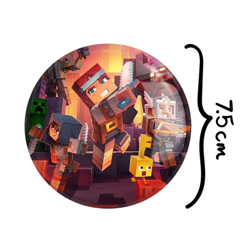 آینه جیبی خندالو مدل بازی ماینکرافت Minecraft  کد 23271