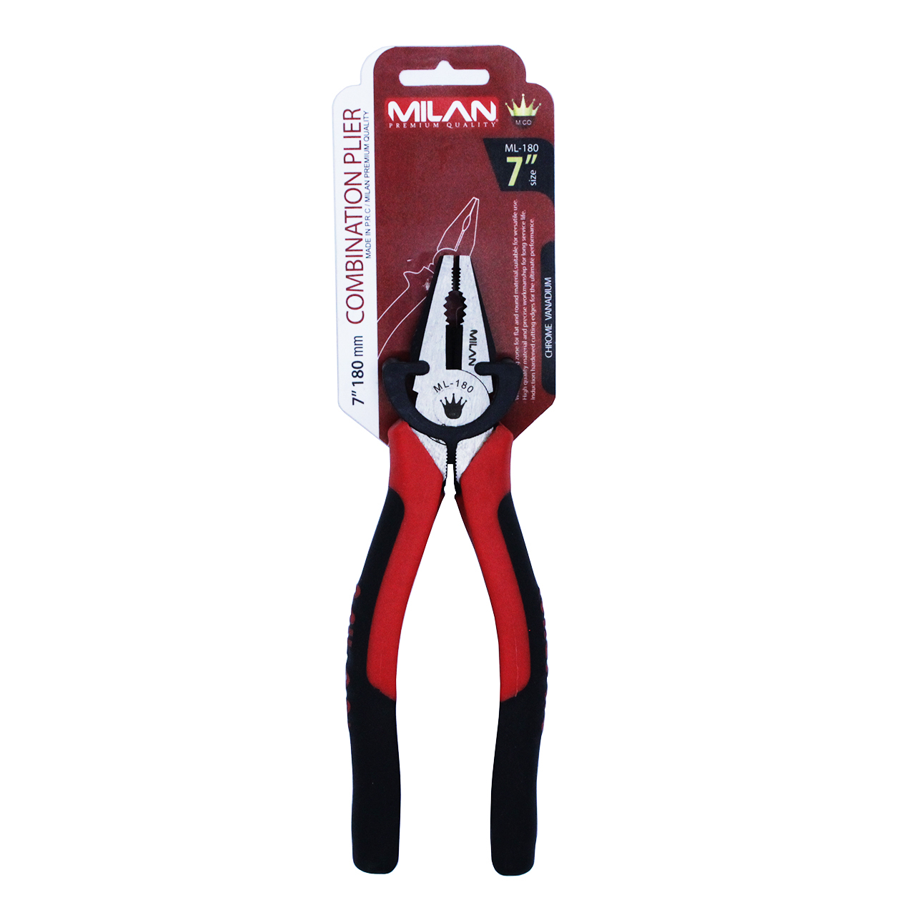 انبردست میلان مدل ML-180 سایز 7 اینچ