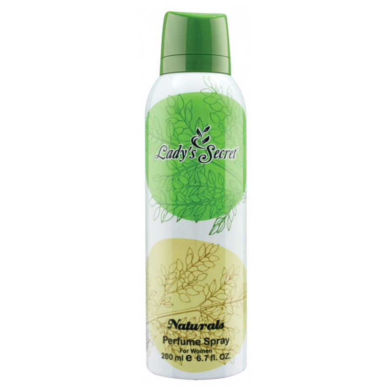 اسپری زنانه لیدی سکرت مدل Naturals حجم 200 میلی لیتر