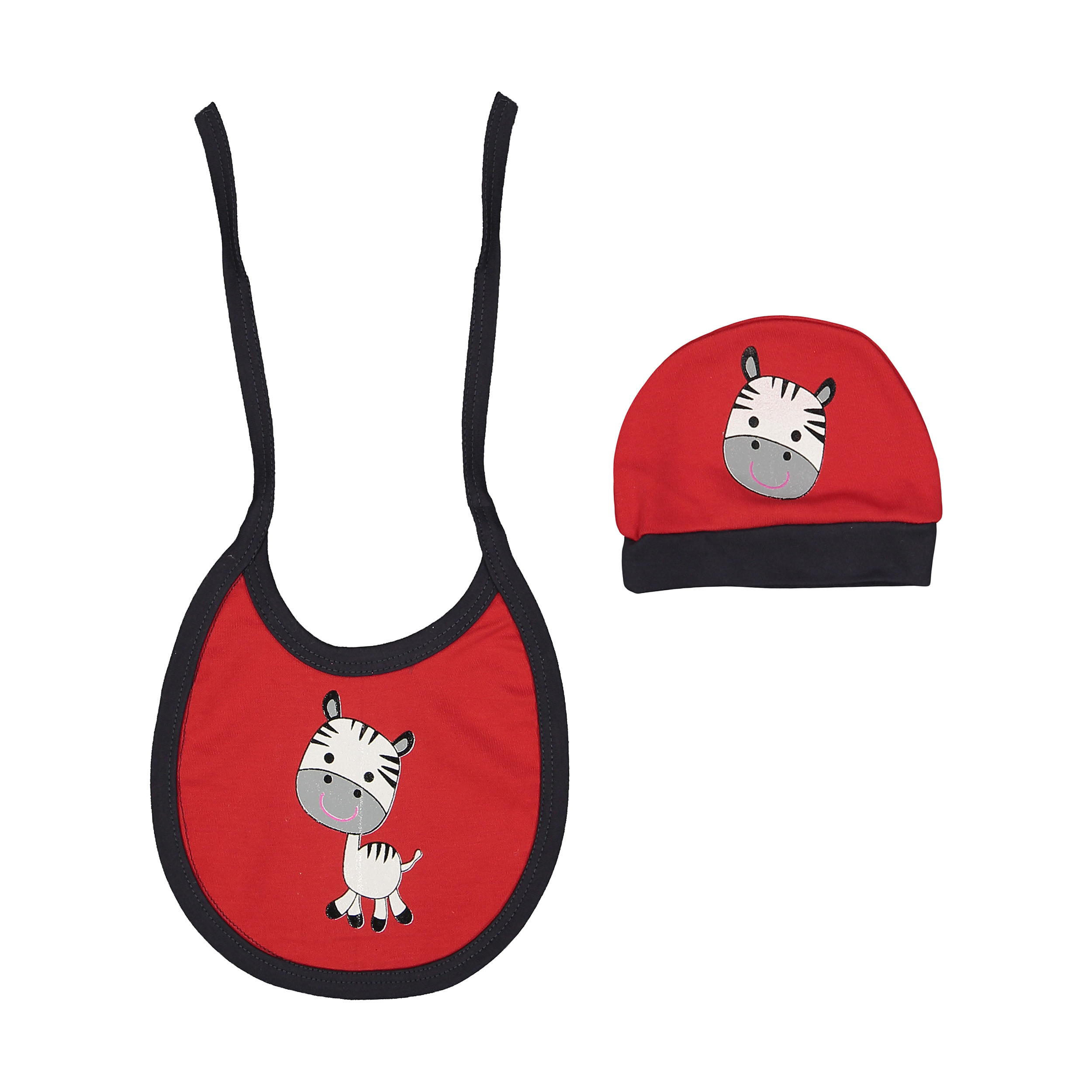 ست کلاه و پیشبند نوزادی پسرانه کد 97