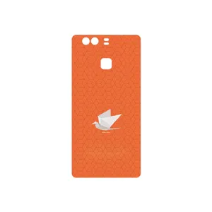 MAHOOT Minimalist origami bird Cover Sticker for Huawei P9