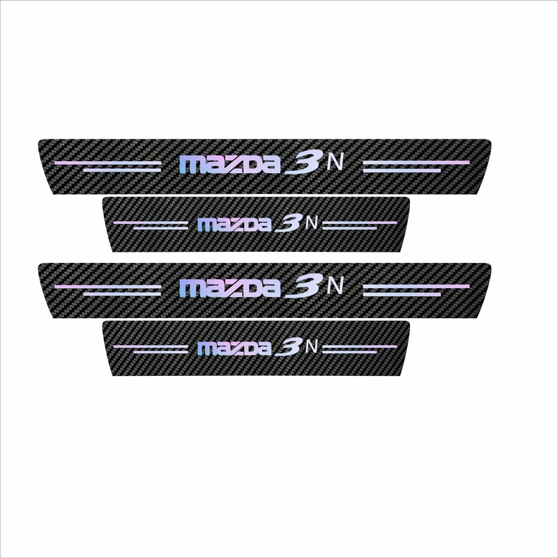 برچسب پارکابی خودرو سولگی مدل کربن کد J16 مناسب برای مزدا3 بسته 4 عددی