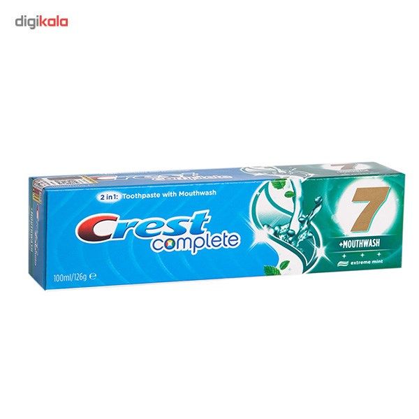 خمیر دندان کرست مدل C7+Mounth Wash تیوب 100 میلی لیتر
