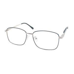 عینک محافظ چشم زنانه و مردانه مستطیلی مدل METAL-88131C6-Anti Blue Light