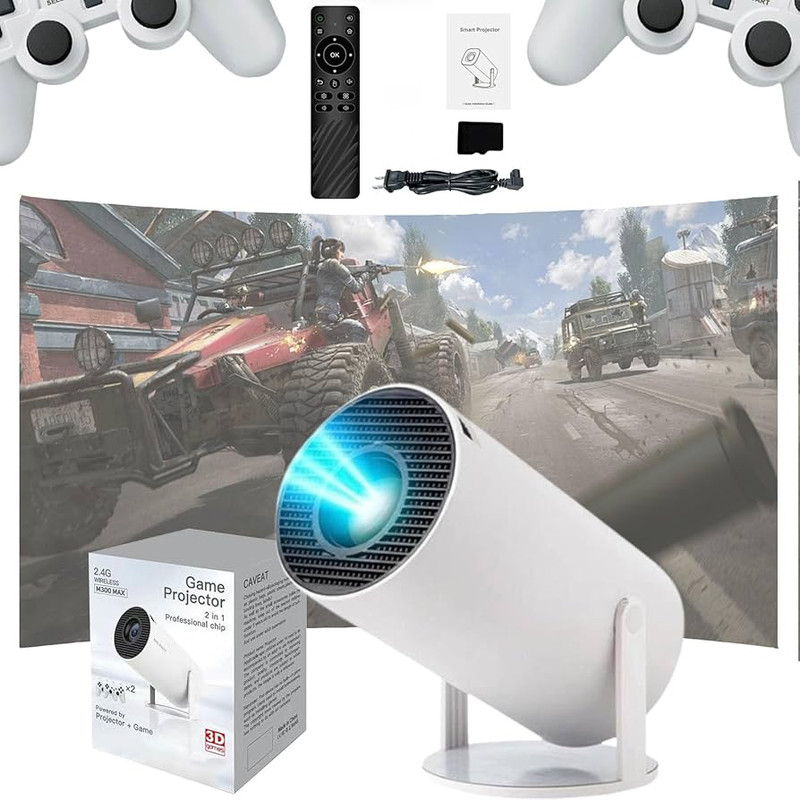 ویدئو پروژکتور مدل Game Projector به همراه دسته بازی
