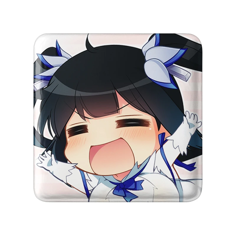 مگنت خندالو طرح هستیا انیمه دانماچی مدل مربعی کد 33560