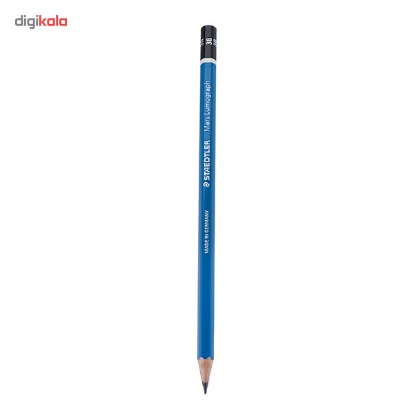 مداد مشکی استدلر مدل Mars Lumograph 100 با درجه سختی نوک 3B