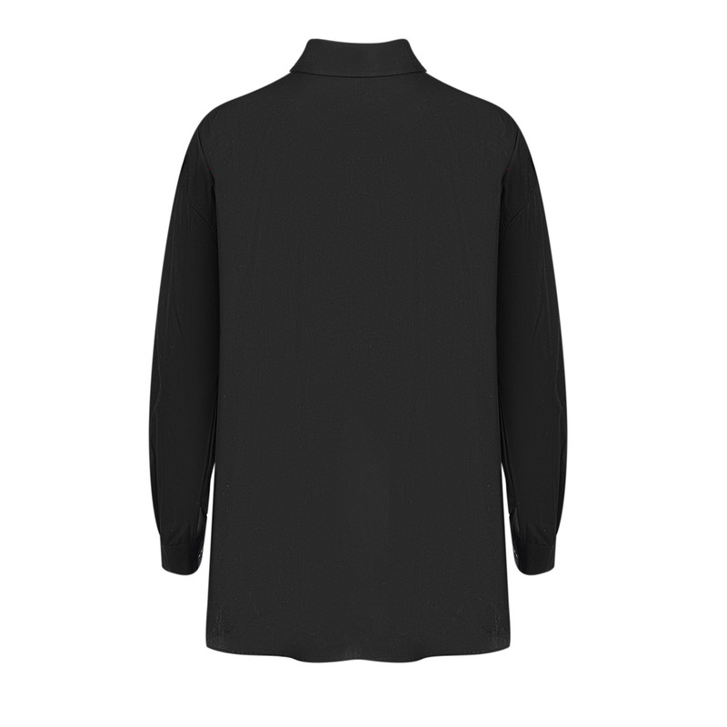 شومیز آستین بلند زنانه سرژه مدل 207348 رنگ مشکی